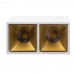 Заказать Накладной светильник LeDron KUBING 2 White/Gold| VIVID-LIGHT.RU