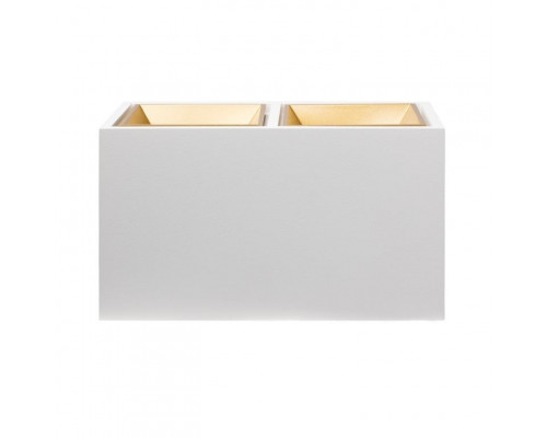 Заказать Накладной светильник LeDron KUBING 2 White/Gold| VIVID-LIGHT.RU