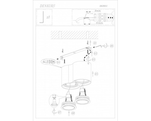 Оформить заказ Накладной светильник Denkirs DK2002-WH| VIVID-LIGHT.RU