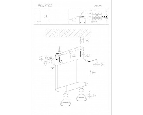 Сделать заказ Накладной светильник Denkirs DK2006-OR| VIVID-LIGHT.RU