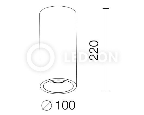 Заказать Накладной светильник LeDron MJ1027GB 220mm| VIVID-LIGHT.RU