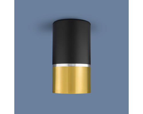 Оформить заказ Накладной светильник Elektrostandard DLN106 GU10 черный/золото| VIVID-LIGHT.RU