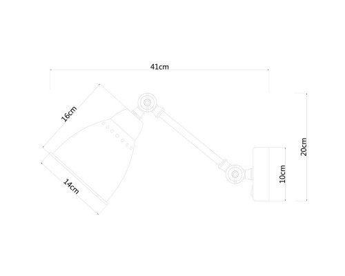 Купить Бра ARTE Lamp A2054AP-1AB| VIVID-LIGHT.RU
