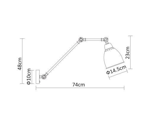 Купить Бра ARTE Lamp A2055AP-1WH| VIVID-LIGHT.RU