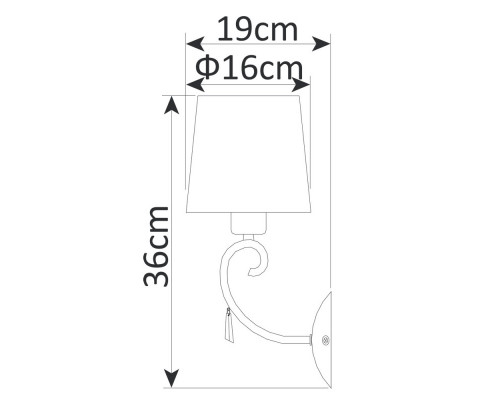 Сделать заказ Бра ARTE Lamp A9239AP-1BR| VIVID-LIGHT.RU