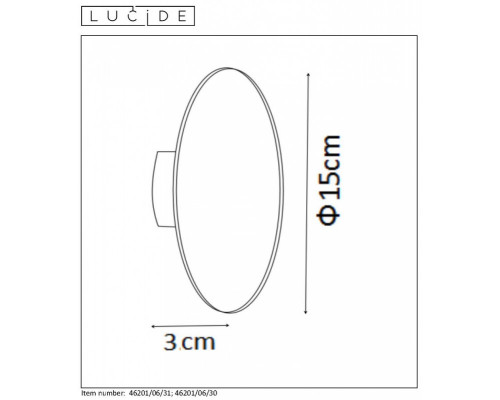 Оформить заказ Бра LUCIDE 46201/06/31| VIVID-LIGHT.RU