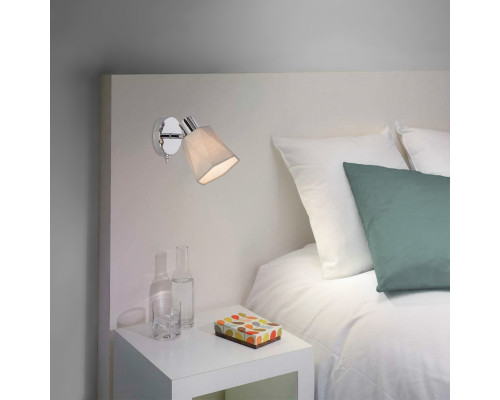 Купить Бра Eurosvet 20087/1 хром/серый| VIVID-LIGHT.RU