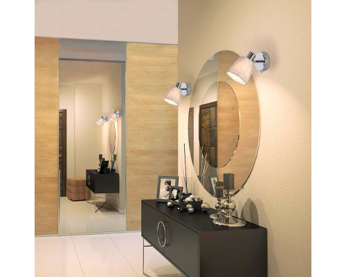 Купить Бра Eurosvet 20087/1 хром/серый| VIVID-LIGHT.RU