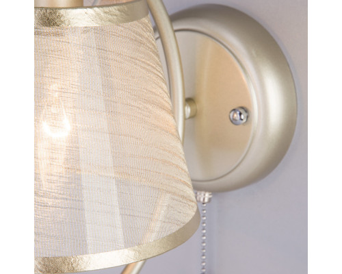Купить Бра Eurosvet 60093/1 перламутровое золото| VIVID-LIGHT.RU