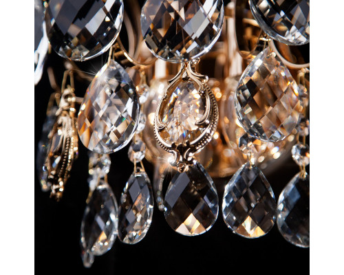 Оформить заказ Бра Eurosvet 10081/2 золото/прозрачный хрусталь Strotskis| VIVID-LIGHT.RU
