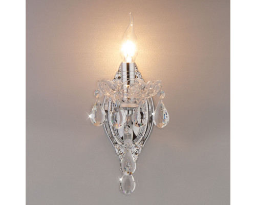 Заказать Бра Eurosvet 3188/1 хром/прозрачный хрусталь Strotskis| VIVID-LIGHT.RU