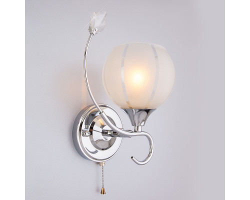 Оформить заказ Бра Eurosvet 3457/1 хром/белый| VIVID-LIGHT.RU