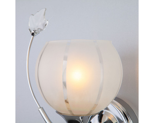 Оформить заказ Бра Eurosvet 3457/1 хром/белый| VIVID-LIGHT.RU