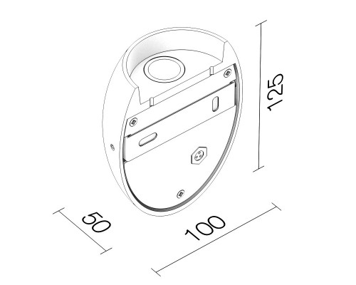 Купить Бра LeDron WWF1106-C-WW IP65 Белый| VIVID-LIGHT.RU