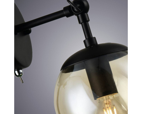 Купить Бра ARTE Lamp A1664AP-1BK| VIVID-LIGHT.RU