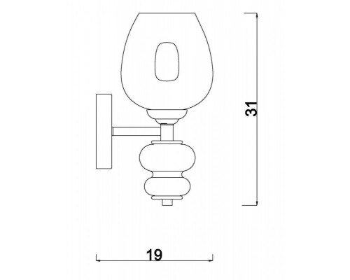 Купить Бра Vele Luce VL2103W01| VIVID-LIGHT.RU
