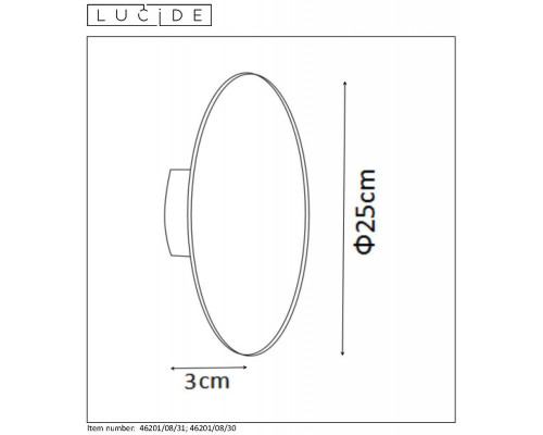 Заказать Бра LUCIDE 46201/08/31| VIVID-LIGHT.RU