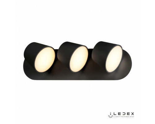 Оформить заказ Бра iLedex W1118-3AS BK| VIVID-LIGHT.RU