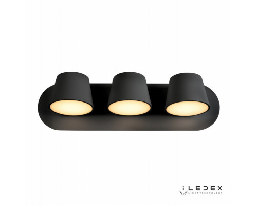 Купить Бра iLedex W1118-3AS BK| VIVID-LIGHT.RU