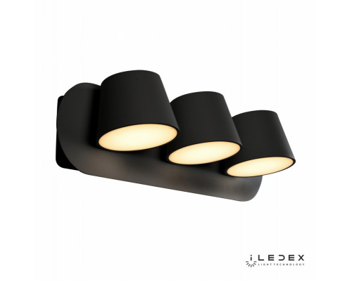 Купить Бра iLedex W1118-3AS BK| VIVID-LIGHT.RU