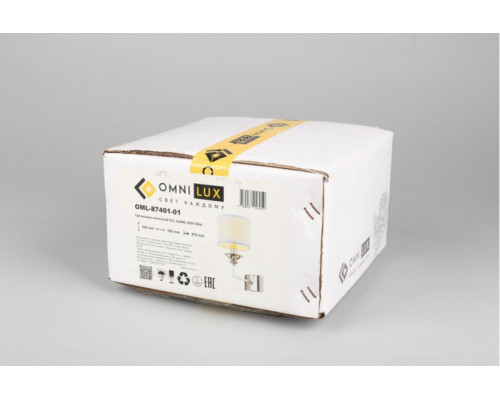 Купить Бра Omnilux OML-87401-01| VIVID-LIGHT.RU