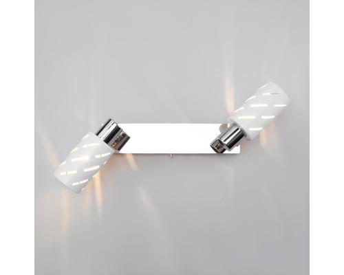 Оформить заказ Бра Eurosvet 20090/2 белый/хром| VIVID-LIGHT.RU