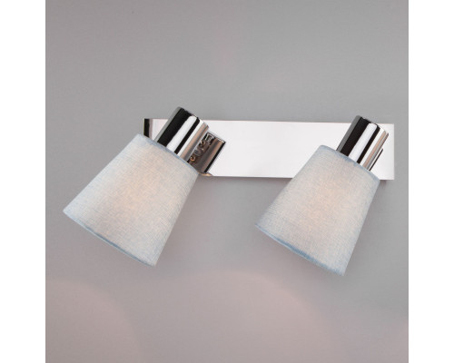 Купить Бра Eurosvet 20080/2 хром/голубой| VIVID-LIGHT.RU