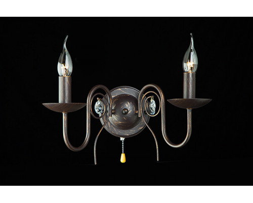 Купить Бра Eurosvet 60018/2 черный с золотом| VIVID-LIGHT.RU