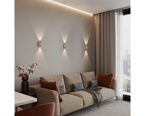 Заказать Бра Elektrostandard Steel LED белый/сталь (40109/LED)| VIVID-LIGHT.RU