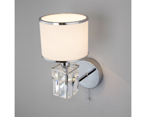 Сделать заказ Бра Eurosvet 10099/1 хром/прозрачный хрусталь Strotskis (новый абажур)| VIVID-LIGHT.RU