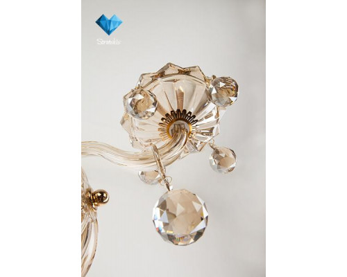 Заказать Бра Eurosvet 10052/1 золото/тонированный хрусталь Strotskis| VIVID-LIGHT.RU