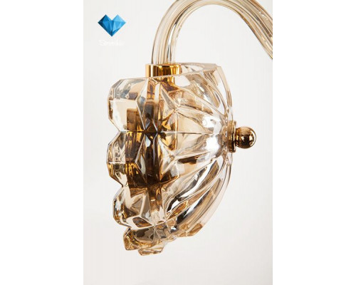 Заказать Бра Eurosvet 10052/1 золото/тонированный хрусталь Strotskis| VIVID-LIGHT.RU