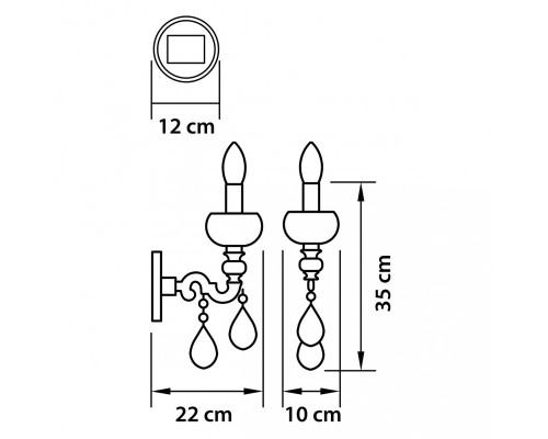 Сделать заказ Бра Lightstar 787612| VIVID-LIGHT.RU