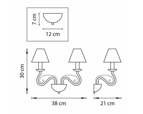 Купить Бра Lightstar 782620| VIVID-LIGHT.RU