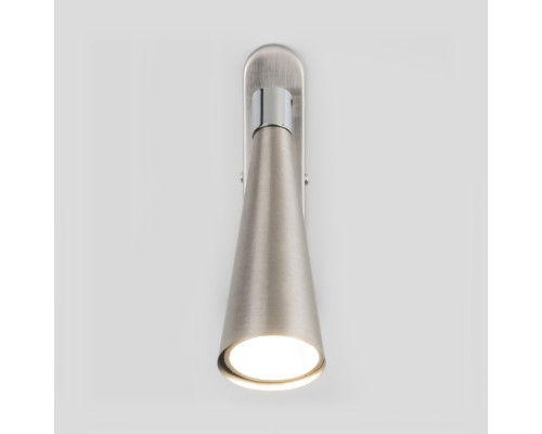 Заказать Бра Elektrostandard Horn GU10 SW сатинированный никель (MRL 1010)| VIVID-LIGHT.RU
