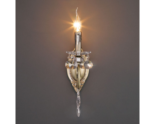 Сделать заказ Бра Eurosvet 10104/1 античная бронза/прозрачный хрусталь Strotskis| VIVID-LIGHT.RU