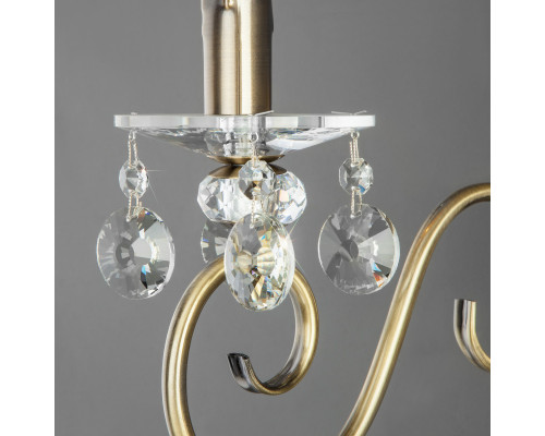 Сделать заказ Бра Eurosvet 10104/1 античная бронза/прозрачный хрусталь Strotskis| VIVID-LIGHT.RU