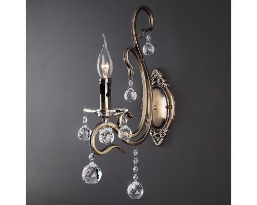 Купить Бра Eurosvet 12505/1 античная бронза Strotskis| VIVID-LIGHT.RU