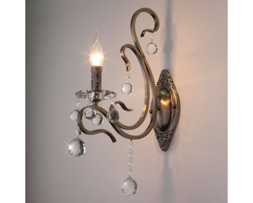 Купить Бра Eurosvet 12505/1 античная бронза Strotskis| VIVID-LIGHT.RU