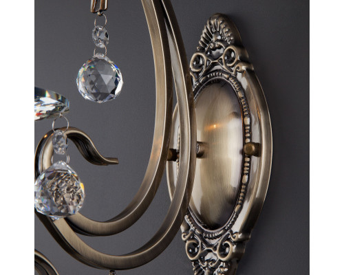 Купить Бра Eurosvet 12505/1 античная бронза Strotskis| VIVID-LIGHT.RU