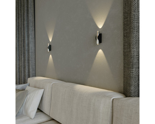 Сделать заказ Бра Elektrostandard Steel LED чёрный/сталь (40109/LED)| VIVID-LIGHT.RU