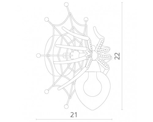 Оформить заказ Бра Divinare 1308/02 AP-1| VIVID-LIGHT.RU