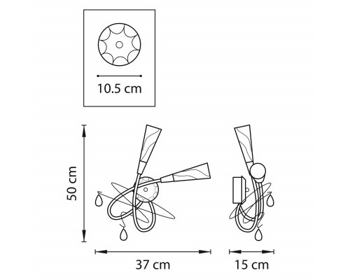 Заказать Бра Lightstar 711637| VIVID-LIGHT.RU