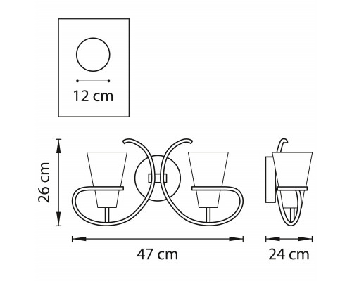 Купить Бра Lightstar 733627| VIVID-LIGHT.RU