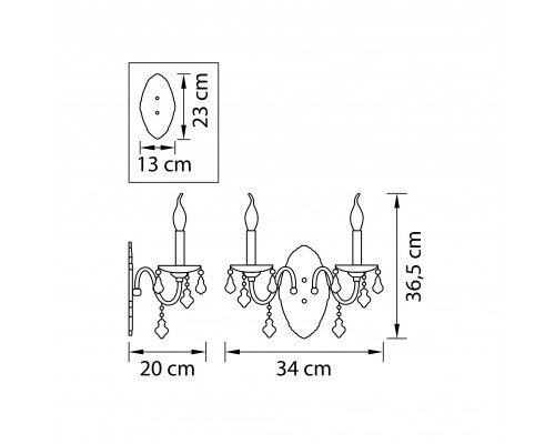 Заказать Бра Lightstar 700624| VIVID-LIGHT.RU