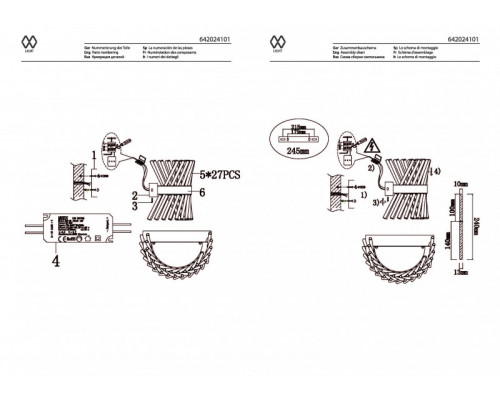 Сделать заказ Бра MW-Light 642024101| VIVID-LIGHT.RU