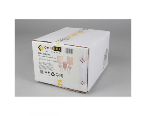 Оформить заказ Бра Omnilux OML-72501-02| VIVID-LIGHT.RU