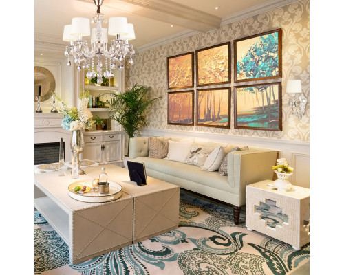 Сделать заказ Бра Eurosvet 10098/1 серебро/тонированный хрусталь Strotskis| VIVID-LIGHT.RU