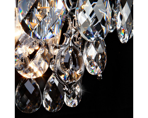 Купить Бра Eurosvet 10081/2 хром/прозрачный хрусталь Strotskis| VIVID-LIGHT.RU