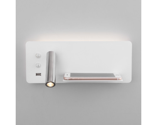 Заказать Бра Elektrostandard Fant R LED белый/хром (MRL LED 1113)| VIVID-LIGHT.RU